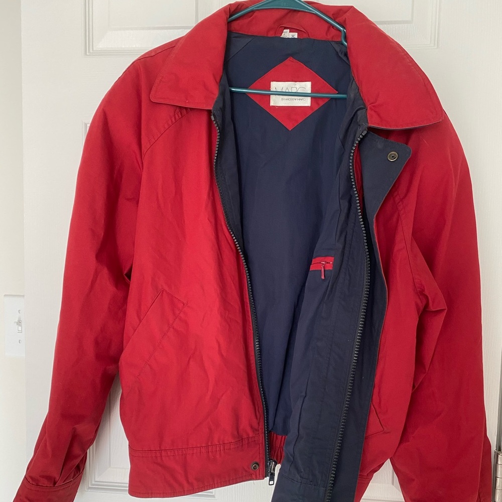 Red Men’s Weathercoat